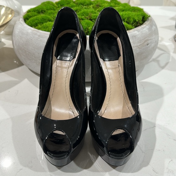 Christian Dior Miss Dior Black Peep Toe Pumps 😍 - Picture 3 of 9